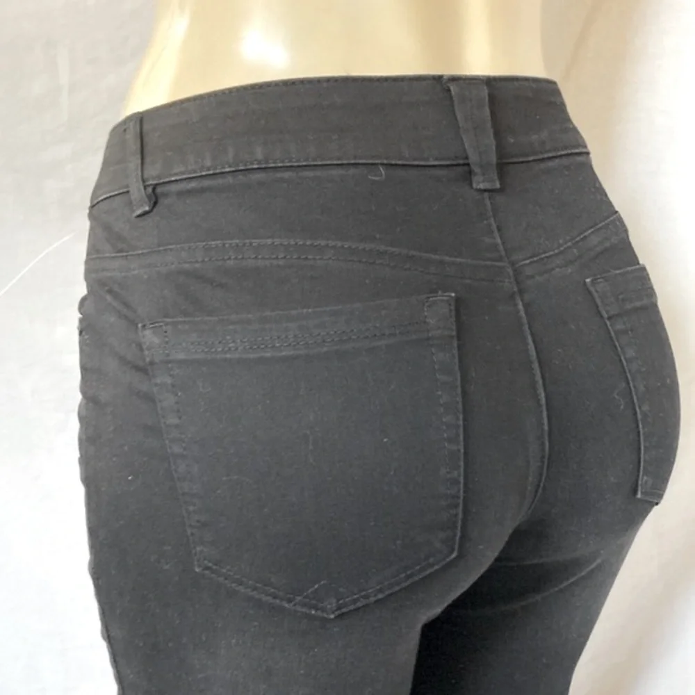 DEMOCRACY Jeans Women’s Tummy Control Size 6 Itty Bitty Bootcut Black Jeans NWOT